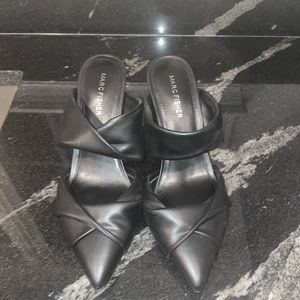 Marc Fisher Black knot heels size 9
